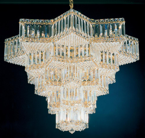 Equinoxe 31 Light 120V Chandelier in Aurelia with Clear Optic Crystal (168|2716-211O)