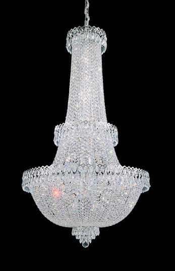 Camelot 41 Light 120V Chandelier in Polished Silver with Clear Optic Crystal (168|2638-40O)