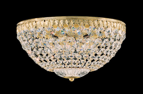 Petit Crystal 5 Light 120V Flush Mount in Heirloom Bronze with Clear Optic Crystal (168|1562-76O)