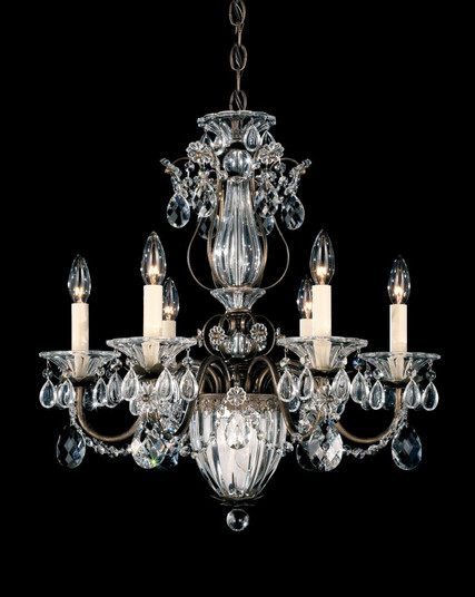 Bagatelle 7 Light 120V Chandelier in Antique Silver with Clear Radiance Crystal (168|1246-48R)