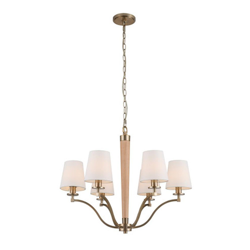 CURVA 6 LT CHANDELIER (133|518971BCG)