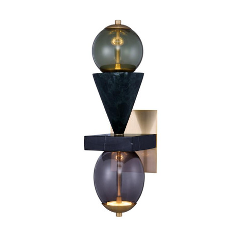 Demi Green Marble LED Wall Sconce (133|518721WB)