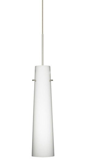 Besa Camino Pendant Satin Nickel Opal Matte 1x50W Halogen (127|1XT-567407-LED-SN)