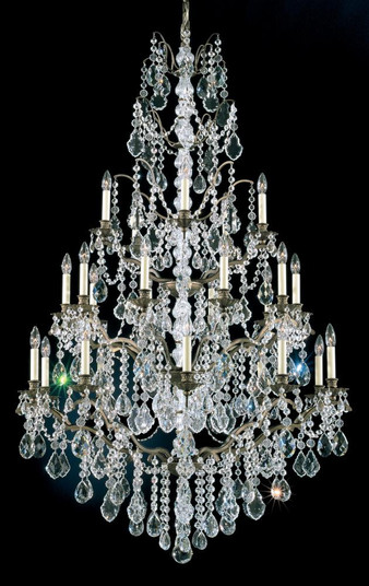 Bordeaux 25 Light 120V Chandelier in Heirloom Bronze with Clear Heritage Handcut Crystal (168|5782-76H)