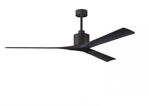 Nan XL 6-speed ceiling fan in Matte White finish with 72” solid matte black wood blades (230|NKXL-TB-BK-72)
