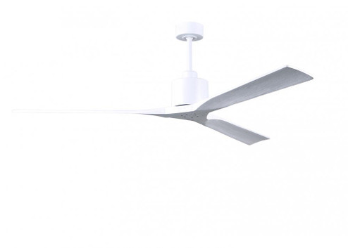 Nan XL 6-speed ceiling fan in Matte White finish with 72” solid matte white wood blades (230|NKXL-MWH-MWH-72)