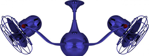 Vent Bettina - Rotational Ceiling Fan - Safira Finish - Metal Blades (230|VB-BLUE-MTL)