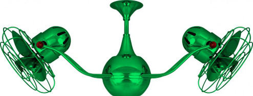 Vent Bettina - Rotational Ceiling Fan - Esmerelda Finish - Metal Blades (230|VB-GREEN-MTL)