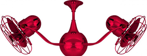 Vent Bettina - Rotational Ceiling Fan - Rubi Finish - Metal Blades (230|VB-RED-MTL)
