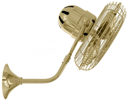 Michelle Parede - Directional Wall Fan - Polished Brass Finish (230|MP-PB-MTL)