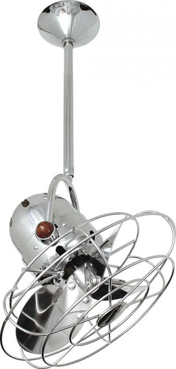 Bianca Direcional - Directional Ceiling Fan (Interior) - Polished Chrome Finish - Metal Blades (230|BD-CR-MTL)