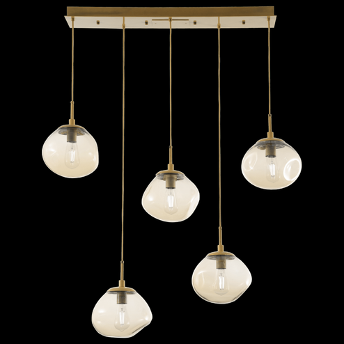 Nova Linear 5pc Multi-Pendant (Bulb) (1289|PLB0064-05-NB-S-C01-E2)