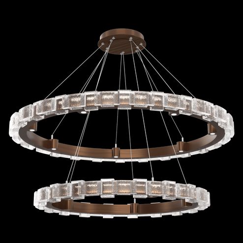 Tessera 38'' & 50'' Two-Tier Ring-Oil Rubbed Bronze (1289|CHB0087-2T-RB-TE-CA1-L3)