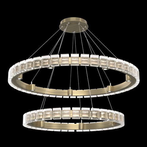 Tessera 38'' & 50'' Two-Tier Ring-Heritage Brass (1289|CHB0087-2T-HB-TP-CA1-L3)