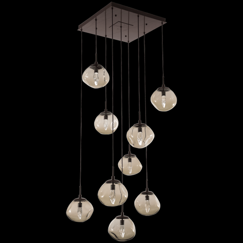 Nova Square 12pc Multi-Pendant (LED) (1289|CHB0068-12-CS-GB-C01-L1)