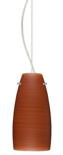 Besa Tao 10 LED Cable Pendant Cherry Satin Nickel 1x9W LED, 15Ft. Cord (127|1KX-1512CH-LED-SN-L)