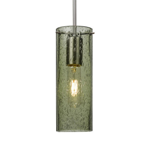 Besa, Juni 10 Cord Pendant, Moss Bubble, Satin Nickel, 1x60W Medium Base, 15Ft. Cord (127|1JC-JUNI10MS-SN-L)