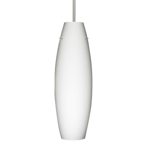 Besa Pendant Suzi 18 Satin Nickel Opal Matte 1x150W Medium Base A21, 15Ft. Cord (127|1JC-412707-SN-L)