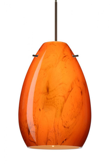 Besa Pendant Pera 6 Bronze Habanero 1x5W LED (127|XP-1713HB-LED-BR)