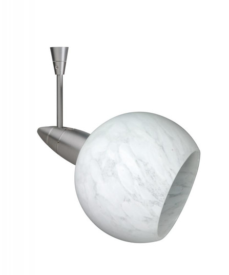 Besa Spotlight With 6'' Stem Palla 3 Satin Nickel Carrera 1x35W Bipin MR11 (127|SP-155919-06-SN)