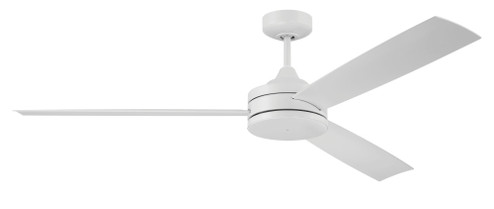 Inspo 62'' 3-Blade Indoor/Outdoor (Wet) Ceiling Fan in White w/ White Blades; Not Light Kit Adapt (20|INS62W3)