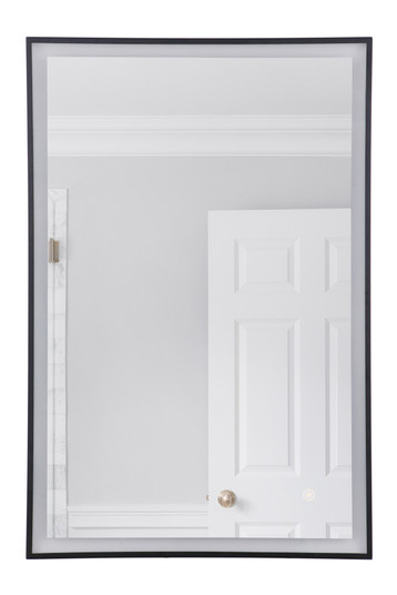 24'' x 36'' Black Frame Front Lit LED Mirror, Defogger & Dimmer, 3000K/4000K/5000K (20|MIR113-FB)