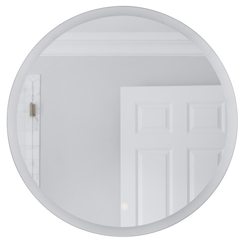 28'' LED Round Mirror with Defogger, Touch Button for ON/OFF, Dimming & 3CCT 3000K/4000K/500 (20|MIR112-W)