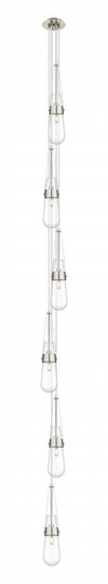Milan - 6 Light - 6 inch - Brushed Satin Nickel - Multi Pendant (3442|106-452-1P-SN-G452-4CL)