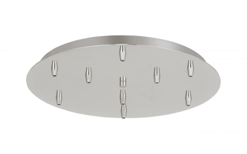 9 Light Round Multi Port Canopy (3442|119-PN)