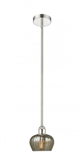 Fenton - 1 Light - 7 inch - Polished Nickel - Cord hung - Mini Pendant (3442|616-1S-PN-G96)