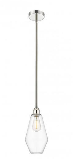 Cindyrella - 1 Light - 7 inch - Polished Nickel - Cord hung - Mini Pendant (3442|616-1S-PN-G652-7)