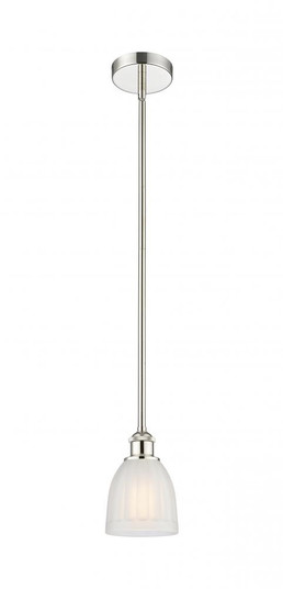 Brookfield - 1 Light - 6 inch - Polished Nickel - Cord hung - Mini Pendant (3442|616-1S-PN-G441)