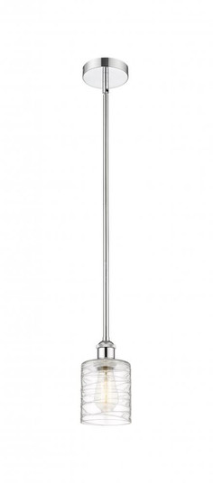 Cobbleskill - 1 Light - 5 inch - Polished Chrome - Cord hung - Mini Pendant (3442|616-1S-PC-G1113)