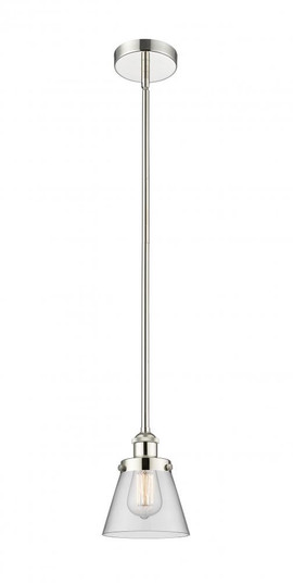 Cone - 1 Light - 6 inch - Polished Nickel - Cord hung - Mini Pendant (3442|616-1SH-PN-G62)