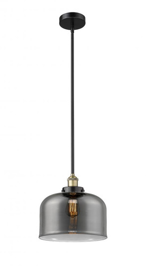 Bell - 1 Light - 12 inch - Black Antique Brass - Stem hung - Mini Pendant (3442|616-1SH-BAB-G73-L)