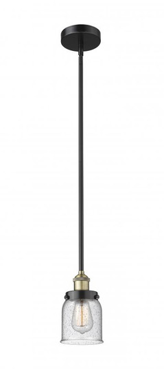 Bell - 1 Light - 5 inch - Black Antique Brass - Stem hung - Mini Pendant (3442|616-1SH-BAB-G54)