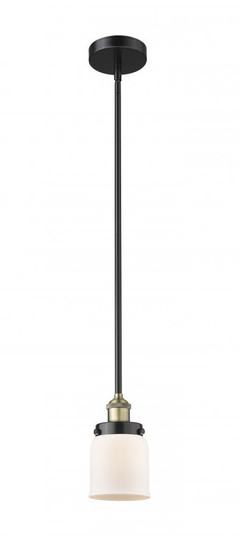 Bell - 1 Light - 5 inch - Black Antique Brass - Stem hung - Mini Pendant (3442|616-1SH-BAB-G51)