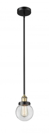 Beacon - 1 Light - 6 inch - Black Antique Brass - Stem hung - Mini Pendant (3442|616-1SH-BAB-G202-6)