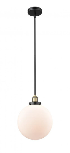 Beacon - 1 Light - 12 inch - Black Antique Brass - Stem hung - Mini Pendant (3442|616-1SH-BAB-G201-12)