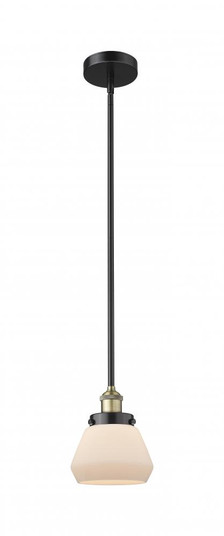 Fulton - 1 Light - 7 inch - Black Antique Brass - Stem hung - Mini Pendant (3442|616-1SH-BAB-G171)