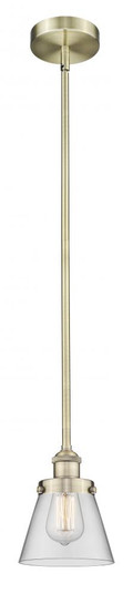 Cone - 1 Light - 6 inch - Antique Brass - Cord hung - Mini Pendant (3442|616-1SH-AB-G62)