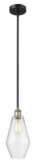 Cindyrella - 1 Light - 7 inch - Black Antique Brass - Stem hung - Mini Pendant (3442|616-1S-BAB-G654-7)