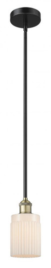 Hadley - 1 Light - 5 inch - Black Antique Brass - Stem hung - Mini Pendant (3442|616-1S-BAB-G341)
