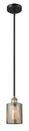 Cobbleskill - 1 Light - 5 inch - Black Antique Brass - Stem hung - Mini Pendant (3442|616-1S-BAB-G116)