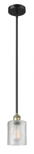 Cobbleskill - 1 Light - 5 inch - Black Antique Brass - Stem hung - Mini Pendant (3442|616-1S-BAB-G112)