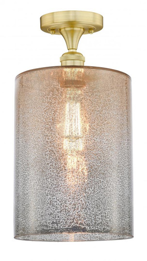 Cobbleskill - 1 Light - 9 inch - Satin Gold - Semi-Flush Mount (3442|616-1F-SG-G116-L)