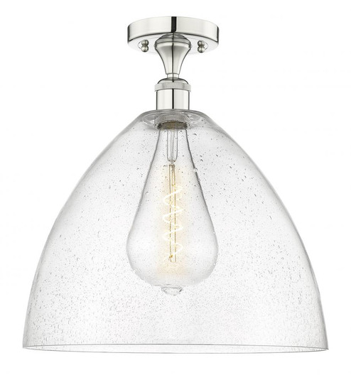 Bristol - 1 Light - 16 inch - Polished Nickel - Semi-Flush Mount (3442|616-1F-PN-GBD-164)