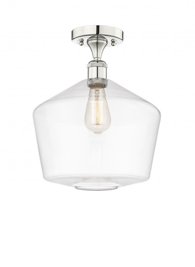 Cindyrella - 1 Light - 12 inch - Polished Nickel - Semi-Flush Mount (3442|616-1F-PN-G652-12)