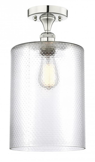 Cobbleskill - 1 Light - 9 inch - Polished Nickel - Semi-Flush Mount (3442|616-1F-PN-G112-L)