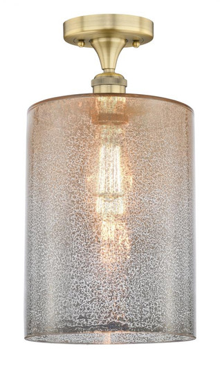 Cobbleskill - 1 Light - 9 inch - Brushed Brass - Semi-Flush Mount (3442|616-1F-BB-G116-L)